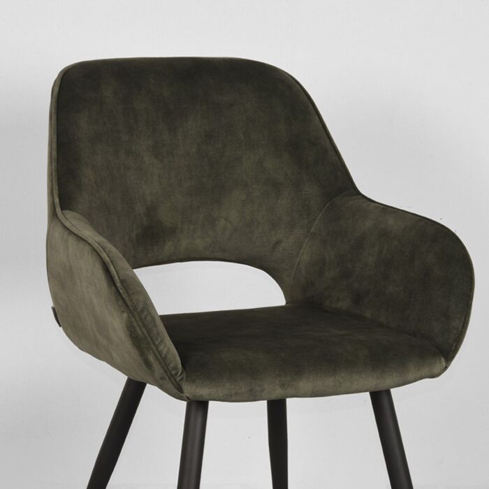 LABEL51 Eetkamerstoel Fer - Hunter - Velours