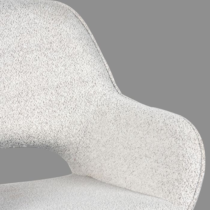 Eetkamerstoel Fer Wit Boucle