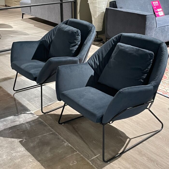 Fauteuil Donkerblauw