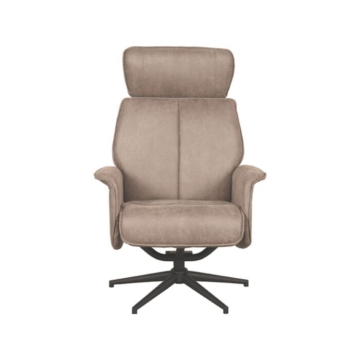 Fauteuil Verdal Taupe Micro Suede