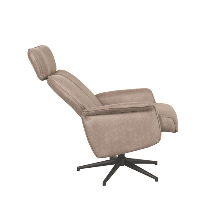 Fauteuil Verdal Taupe Micro Suede
