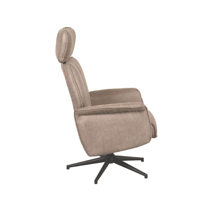 Fauteuil Verdal Taupe Micro Suede