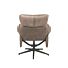 Fauteuil Verdal Taupe Micro Suede