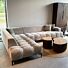 Hoekbank Velours Taupe